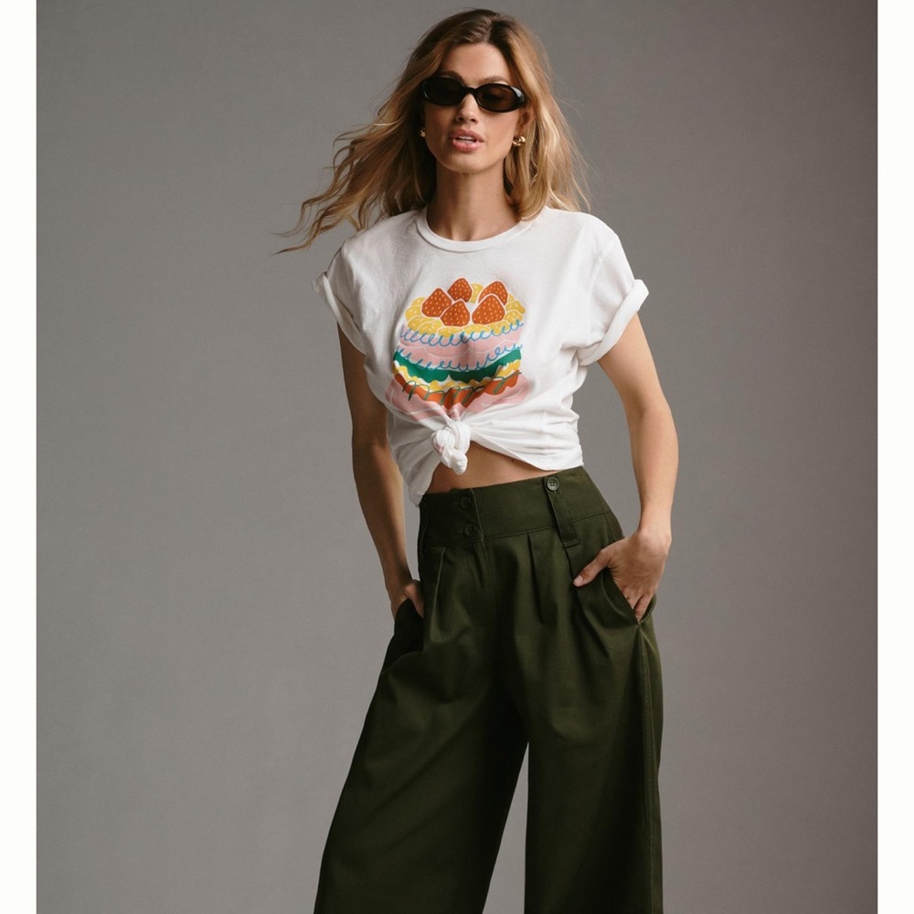 Sale! New Midnight Rider Strawberry Cake Tee XS ,M
Anthropologie